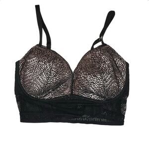Victoria's Secret Very Sexy Mesh Plunge Bra 34D Sheer Balconette
